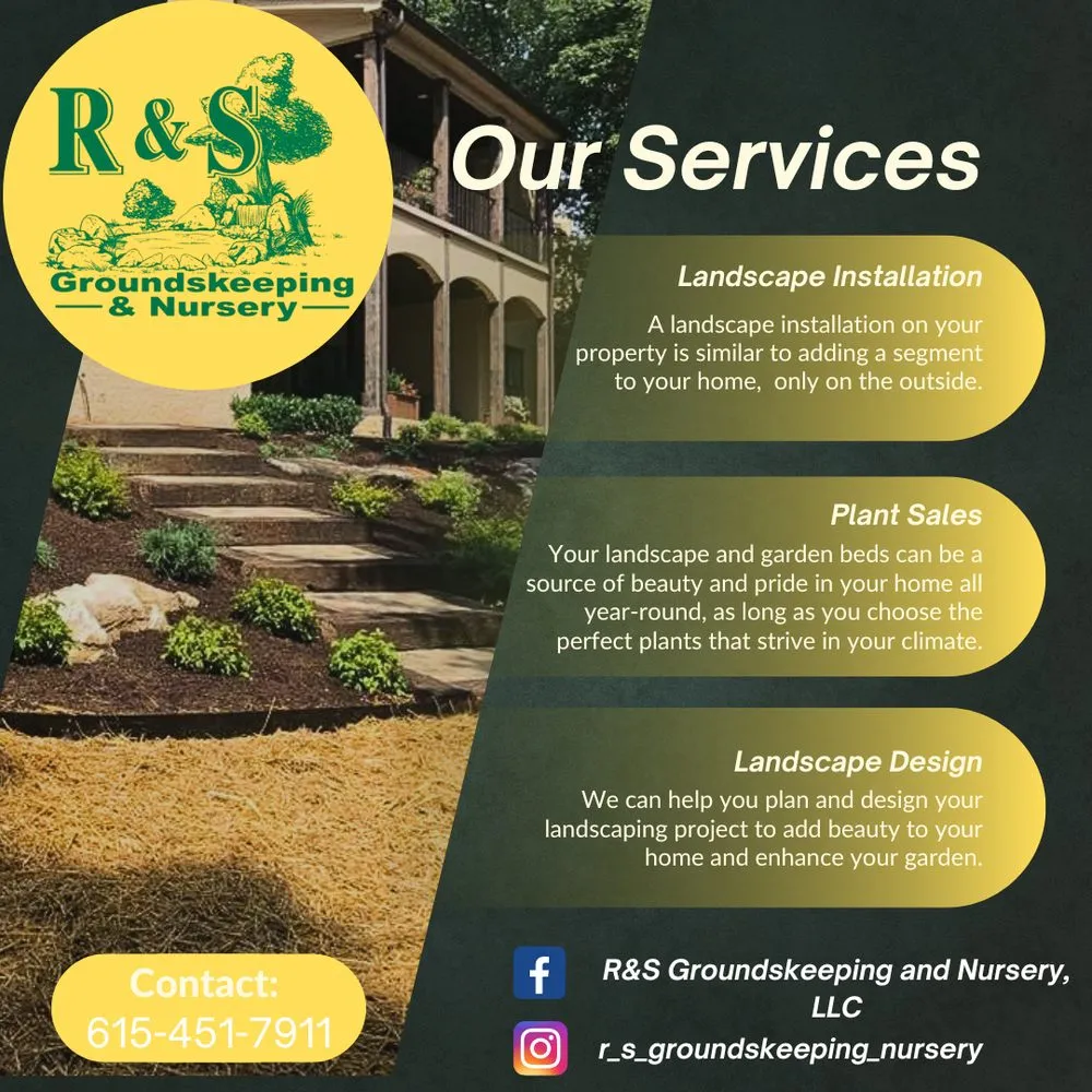 Local residential landscaping for beautiful yards in Castalian Springs, TN by R&S Groundskeeping and Nursery
