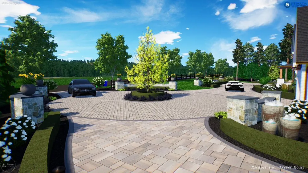 Custom yard maintenance in Cumming, GA by Rscapes