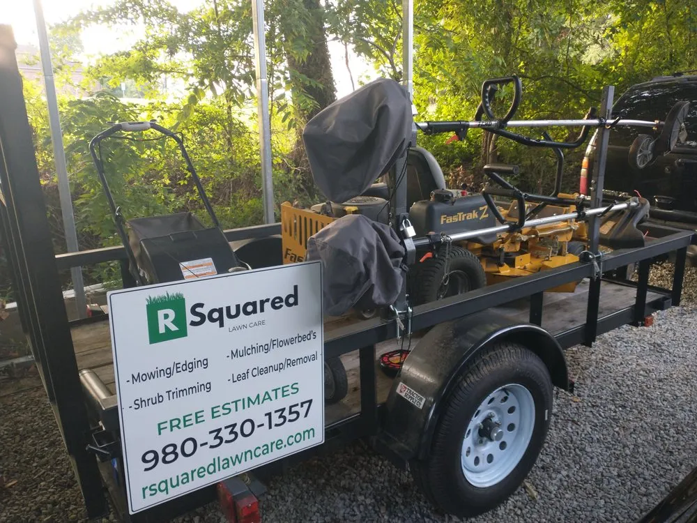 Affordable outdoor landscaping with custom design across Woodleaf, NC - RSquared Lawn Care