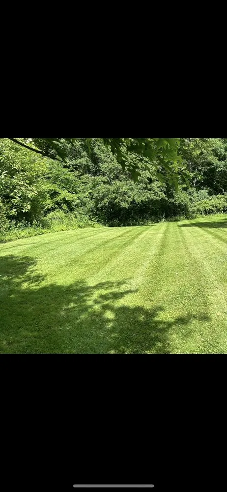 Custom landscape installation in Stow, OH by Rt Property Maintenance