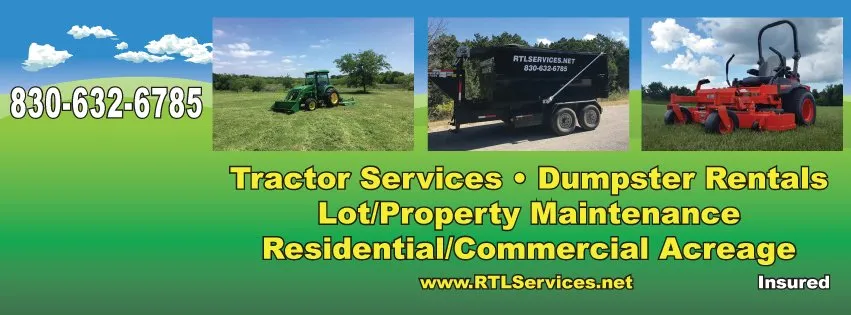 Professional yard cleanup service in New Braunfels, TX by RTL Services