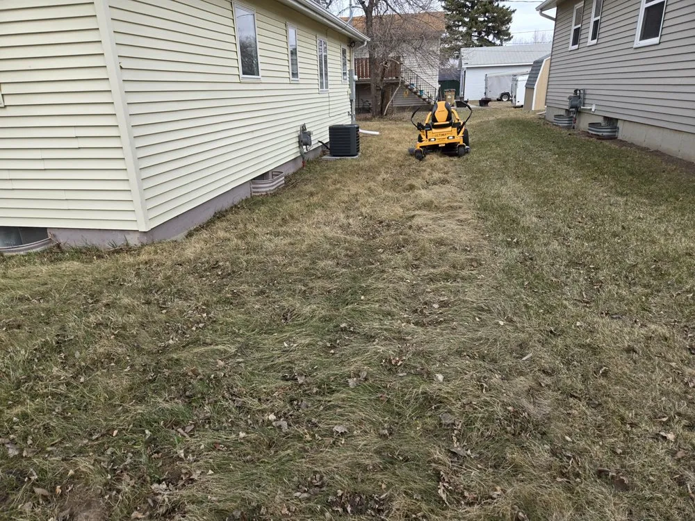 Custom residential landscaping in Minot, ND by Ruachos Maintenance