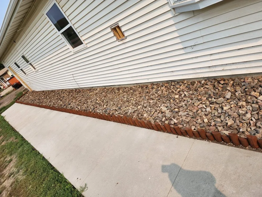 Custom landscape design for outdoor upgrades in Minot, ND by Ruachos Maintenance