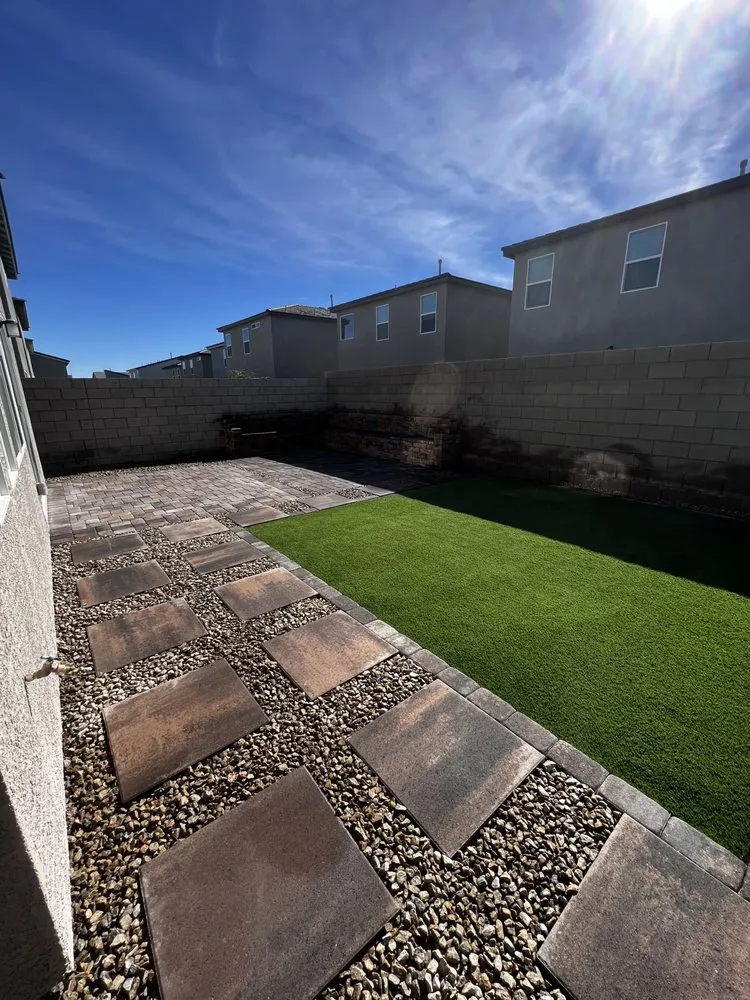 Professional garden landscaping for outdoor upgrades in North Las Vegas, NV by Ruano's Landscaping