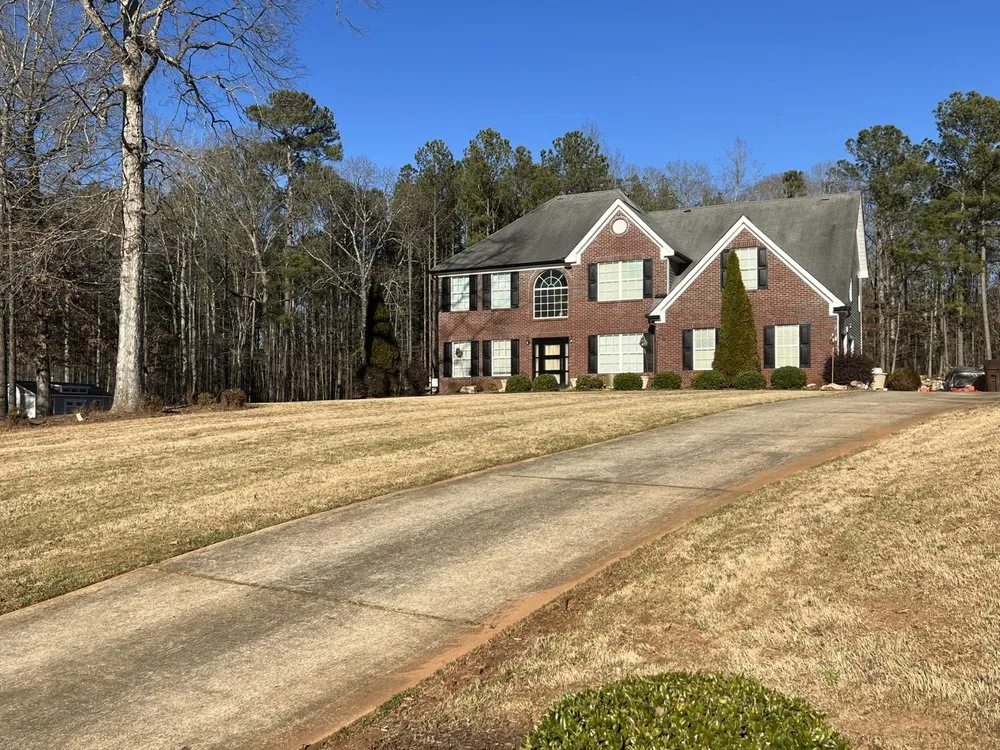 Custom landscape installation in Fayetteville, GA by Rubber Boots Lawn Care Service