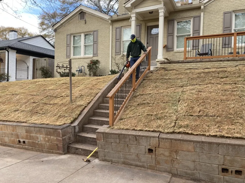 Reliable outdoor landscaping with custom design in Fayetteville, GA by Rubber Boots Lawn Care Service
