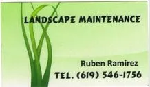 Ruben Landscape Maintenance Logo