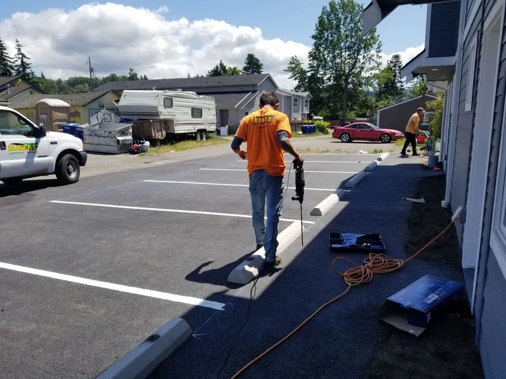 Custom landscape design in Ferndale, WA - Rubens Landscape & Asphalt