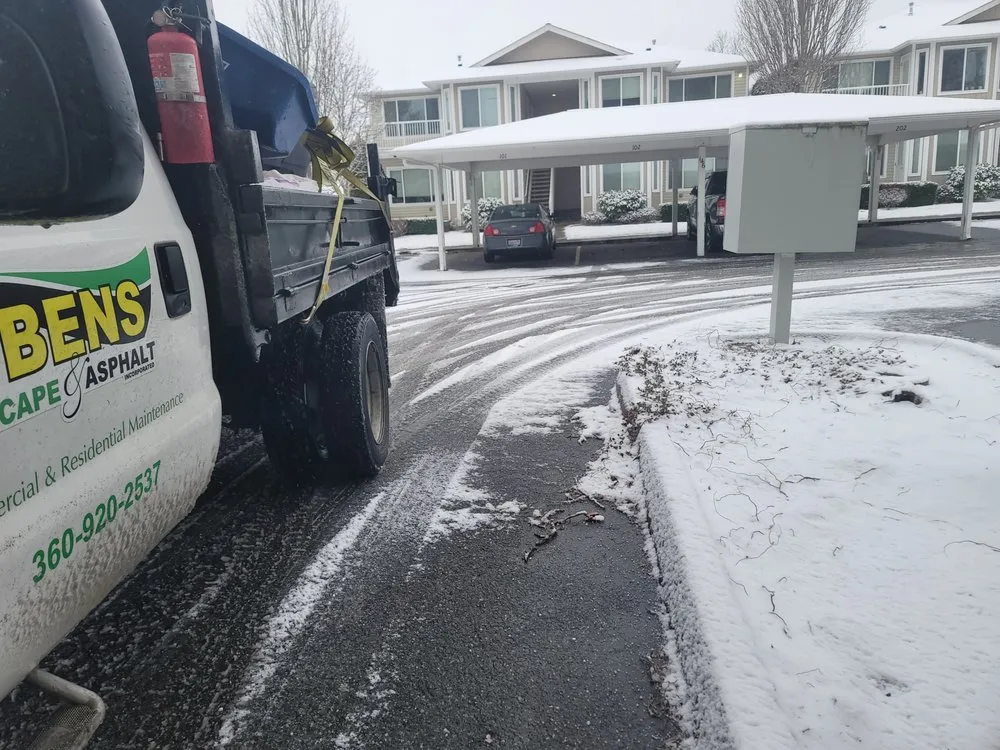 Affordable landscape installation in Bellingham, WA by Rubens Landscape Asphalt