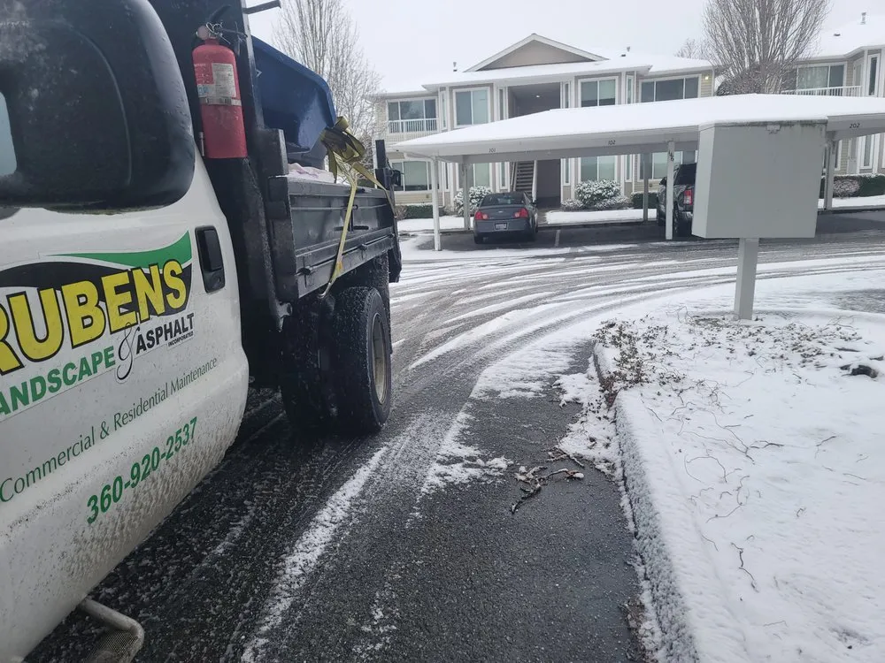 Professional lawn mowing service in Bellingham, WA by Rubens Landscape Asphalt