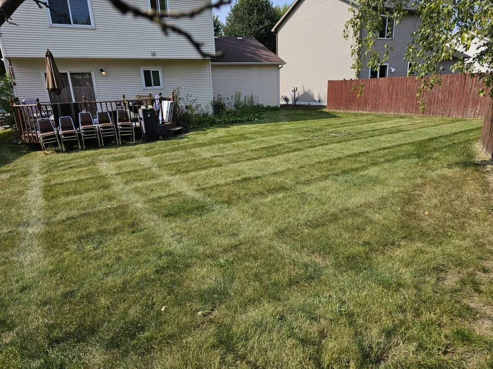 Professional garden landscaping in Madison, WI by Ruben's Lawn Care Services & Dumpster Rentals