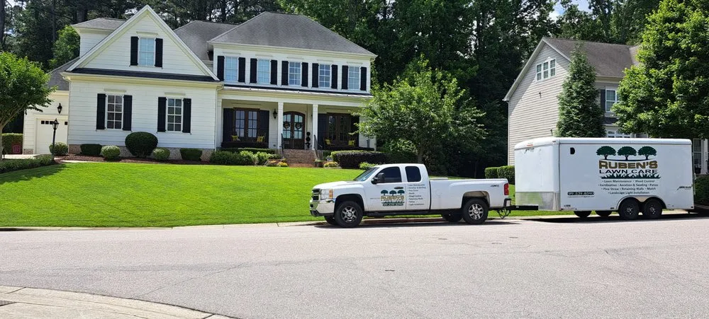 Custom yard cleanup service in Wendell, NC by Ruben's Lawn Care