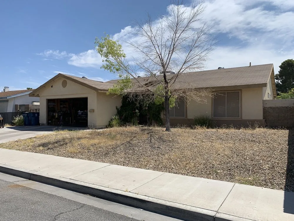 Expert yard cleanup service for year-round maintenance in Las Vegas, NV by Ruben's Lawn Service