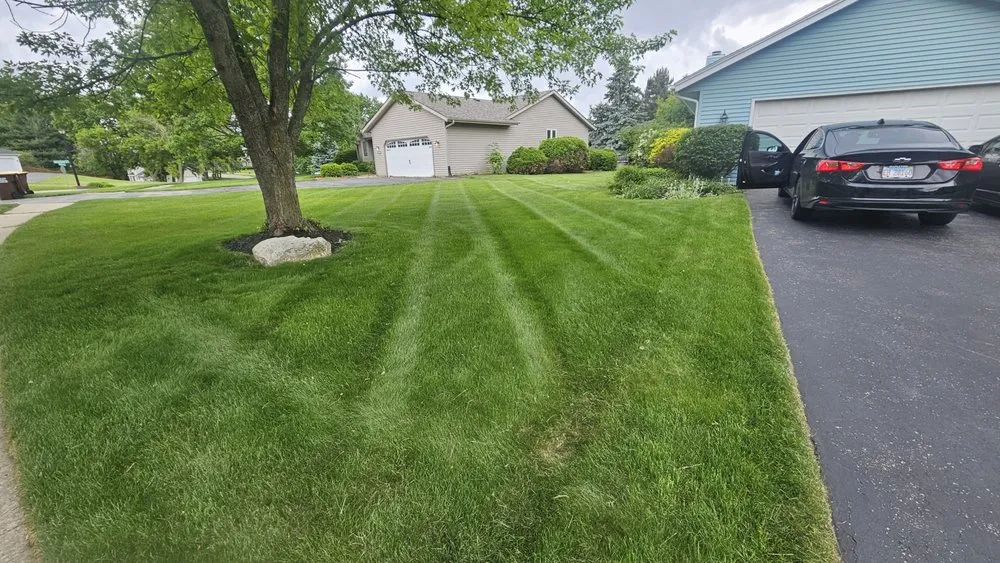 Expert landscape installation in Rockford, IL by Rubens Lawncare services