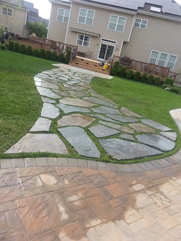 Expert landscape installation in Flanders, NY by Rubio Landscaping