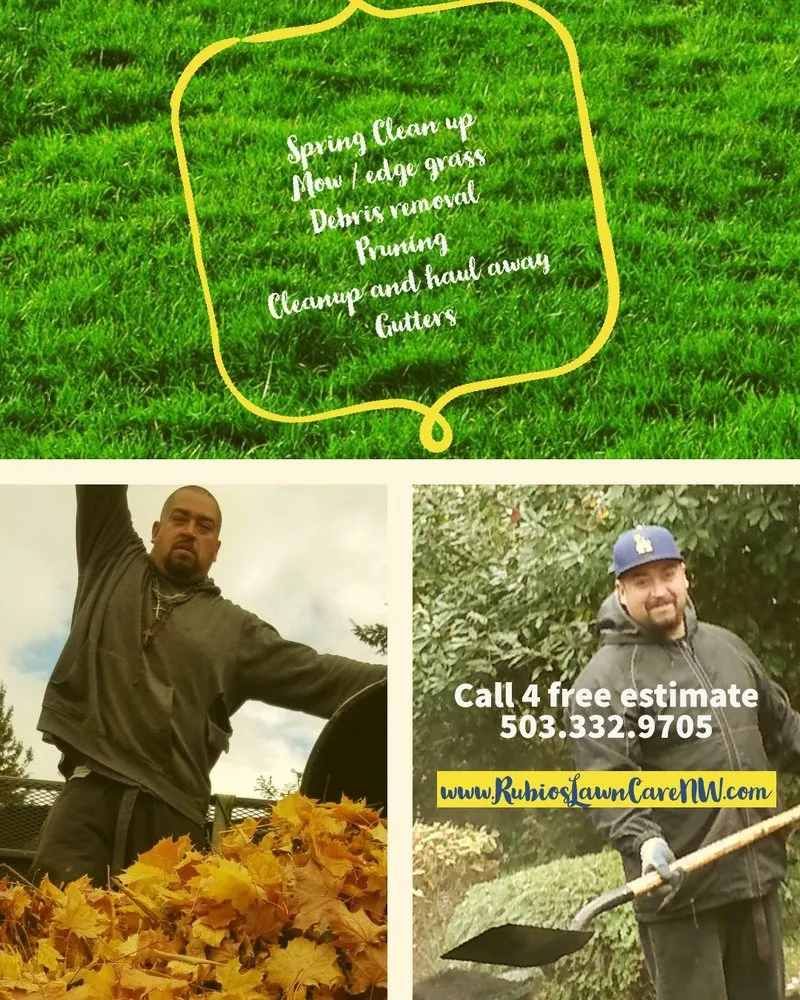 Local yard cleanup service for beautiful yards in Hillsboro, OR by Rubio's Lawn Care NW