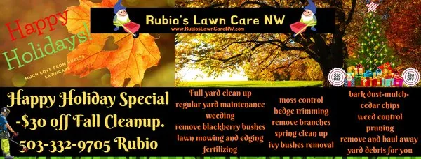 Rubio's Lawn Care NW Logo