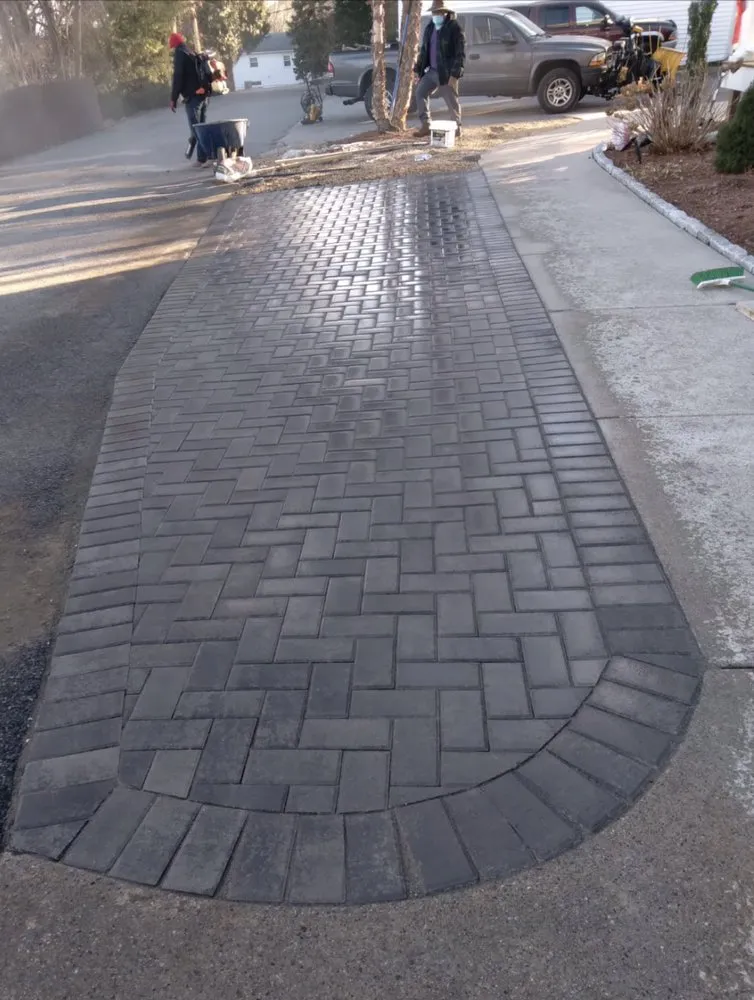 Custom landscape installation for outdoor upgrades in Providence, RI by Rudis Landscaping