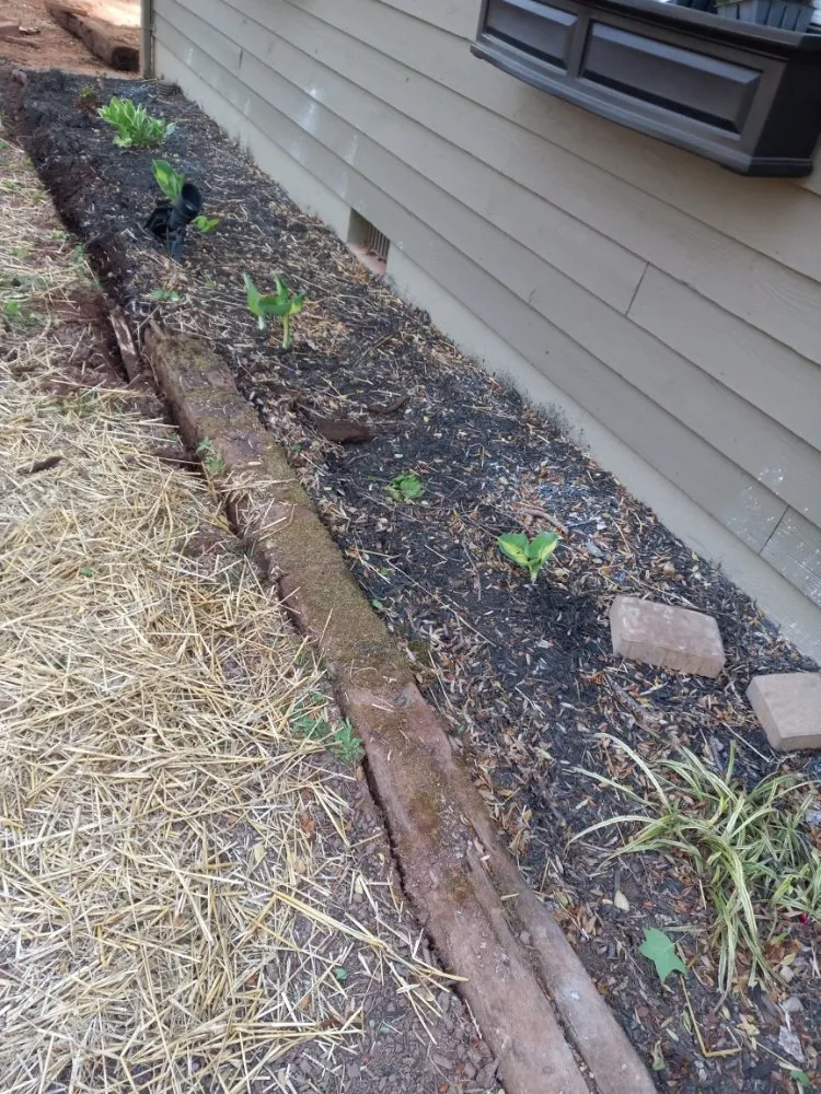 Professional garden landscaping with custom design in Sperryville, VA by Rudi's Lawn and Landscape