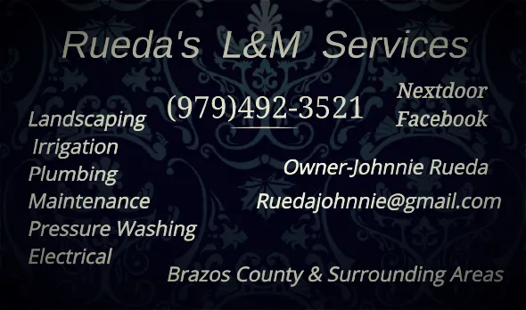 Local lawn mowing service in Bryan, TX by Rueda's L&M Services