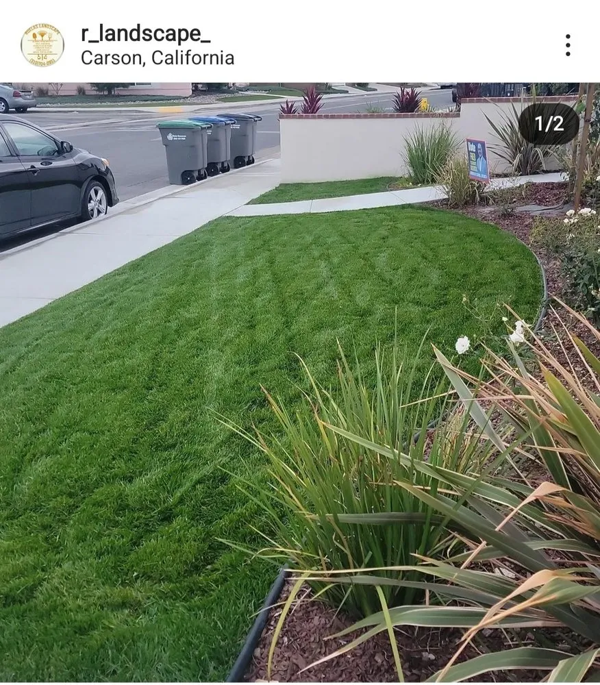 Professional landscape installation for residential properties in Carson, CA by Ruelas Landscape