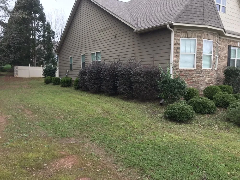 Professional residential landscaping in Anderson, SC by Ruggles Lawn Care