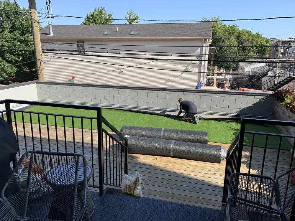 Trusted lawn care service with custom design in Chicago, IL by Rugzoom Synthetic Grass and Landscaping