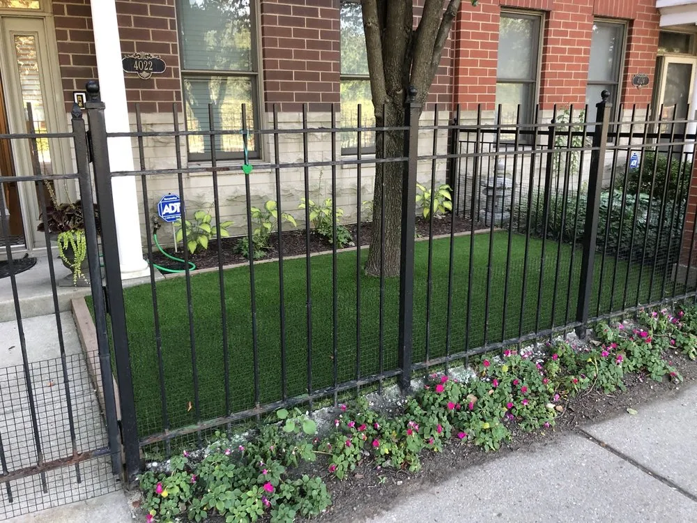 Custom outdoor landscaping for residential properties across Chicago, IL - Rugzoom Synthetic Grass and Landscaping