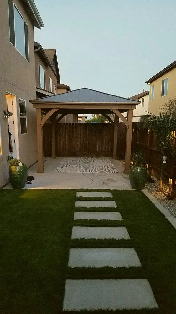 Trusted lawn mowing service for outdoor upgrades in Fresno, CA by Ruiz Concrete Scapes