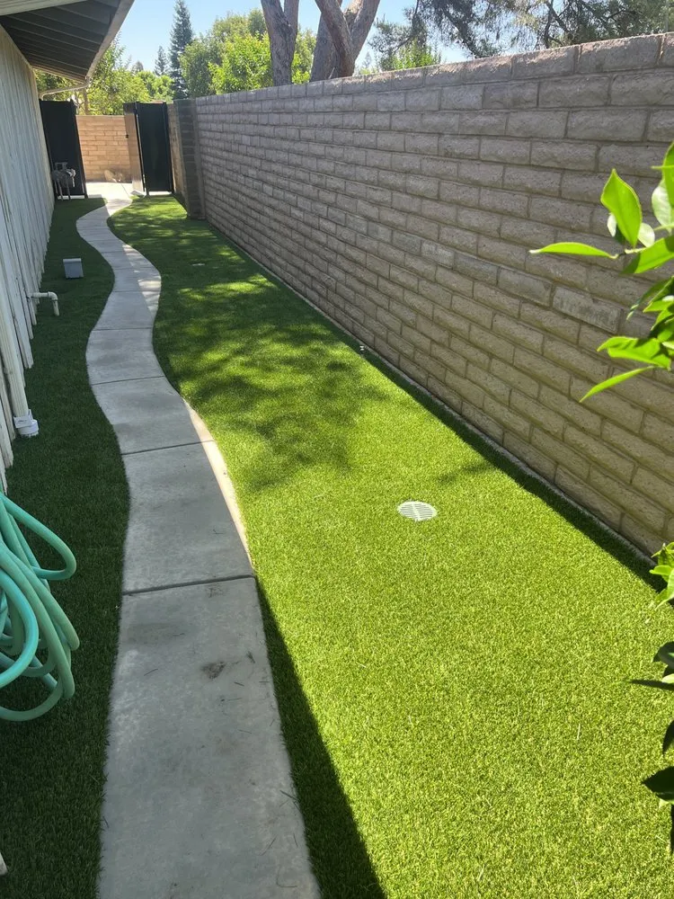 Custom residential landscaping in Fresno, CA by Ruiz Concrete Scapes