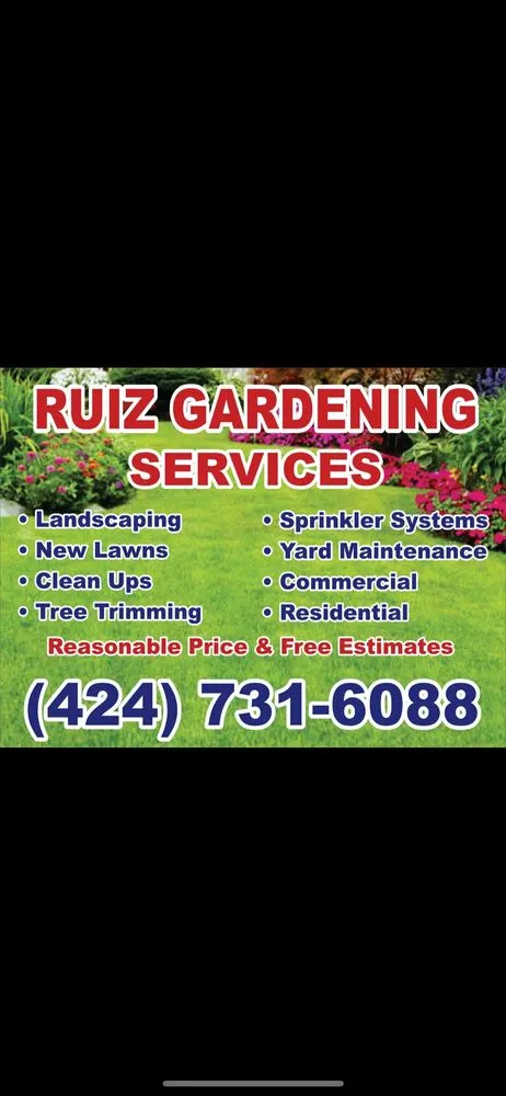 Affordable landscaping services in Carson, CA - Ruiz Garden Service
