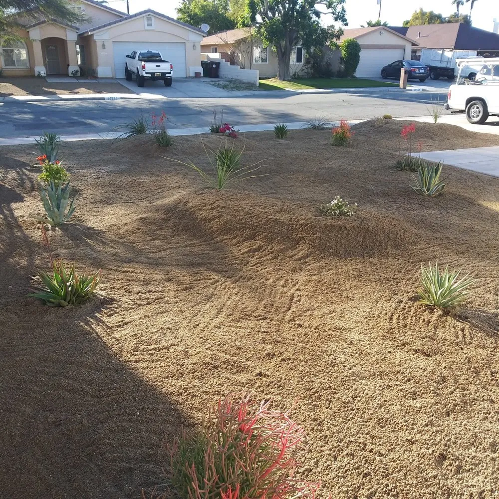 Local landscape installation for beautiful yards in Desert Hot Springs, CA by Ruiz Landsaping