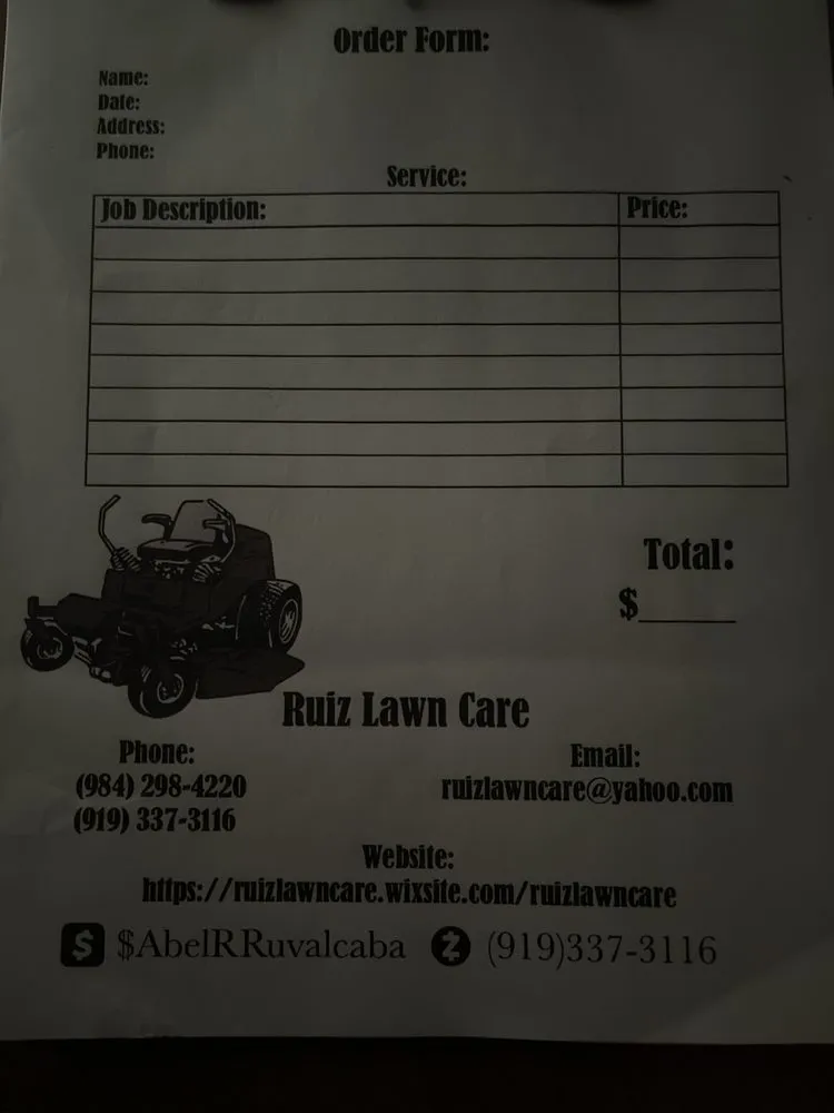 Custom yard cleanup service with custom design in Raleigh, NC by Ruiz Lawn Care