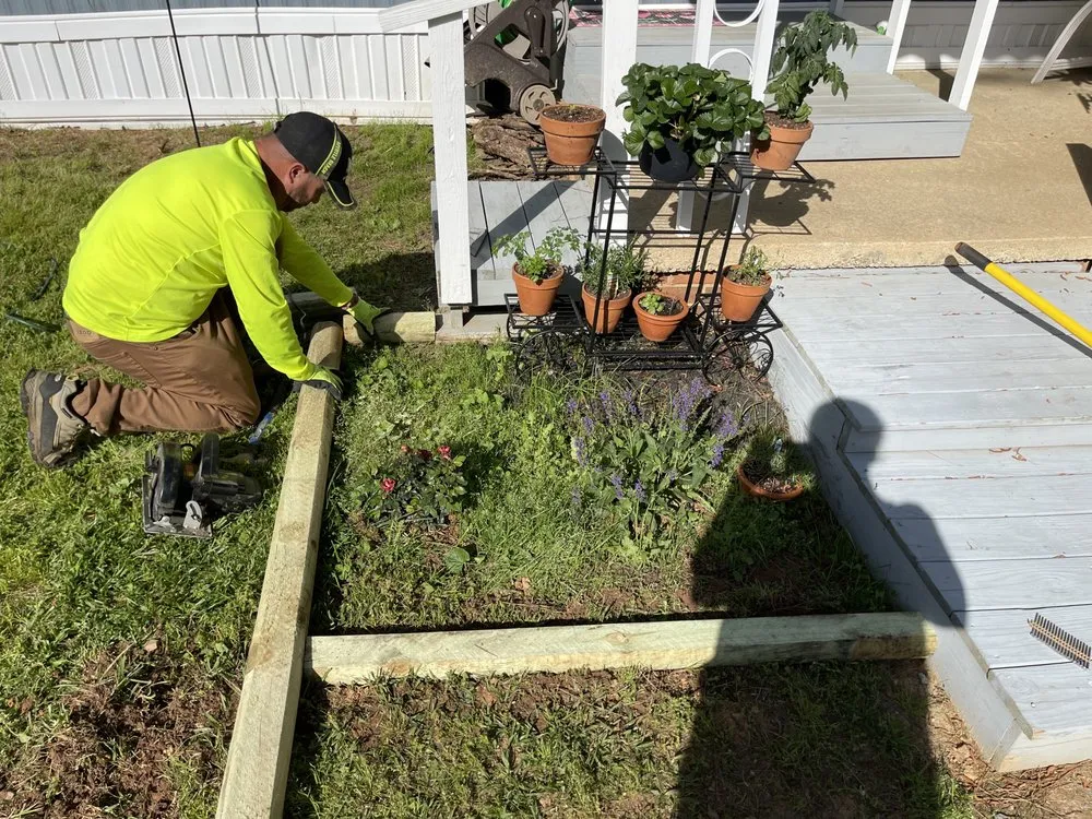 Custom lawn mowing service with custom design across Raleigh, NC - Ruiz Lawn Care