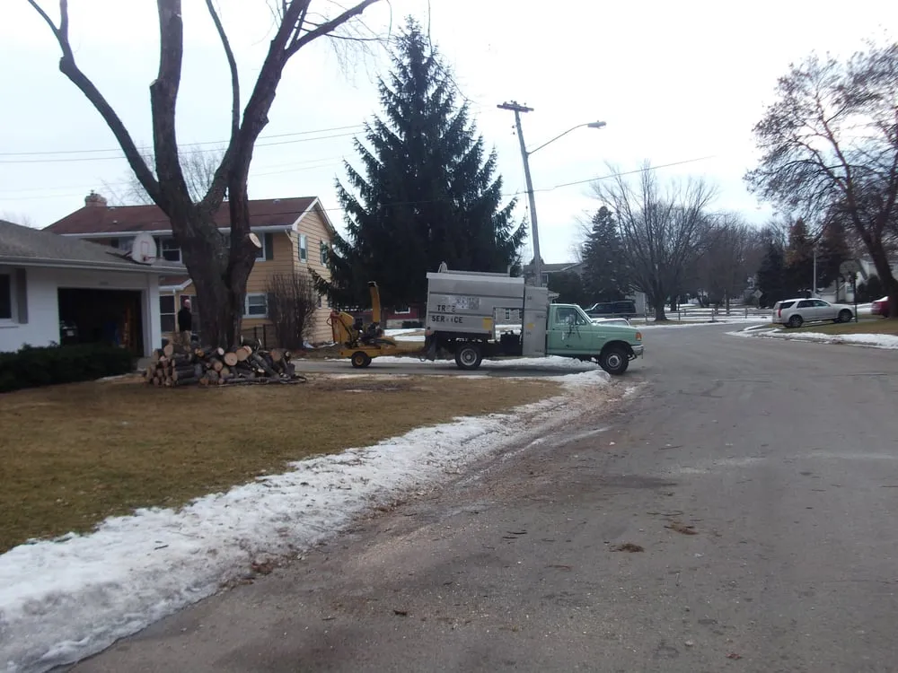 Custom landscape design for homes in Neenah, WI by Ruiz Tree Service