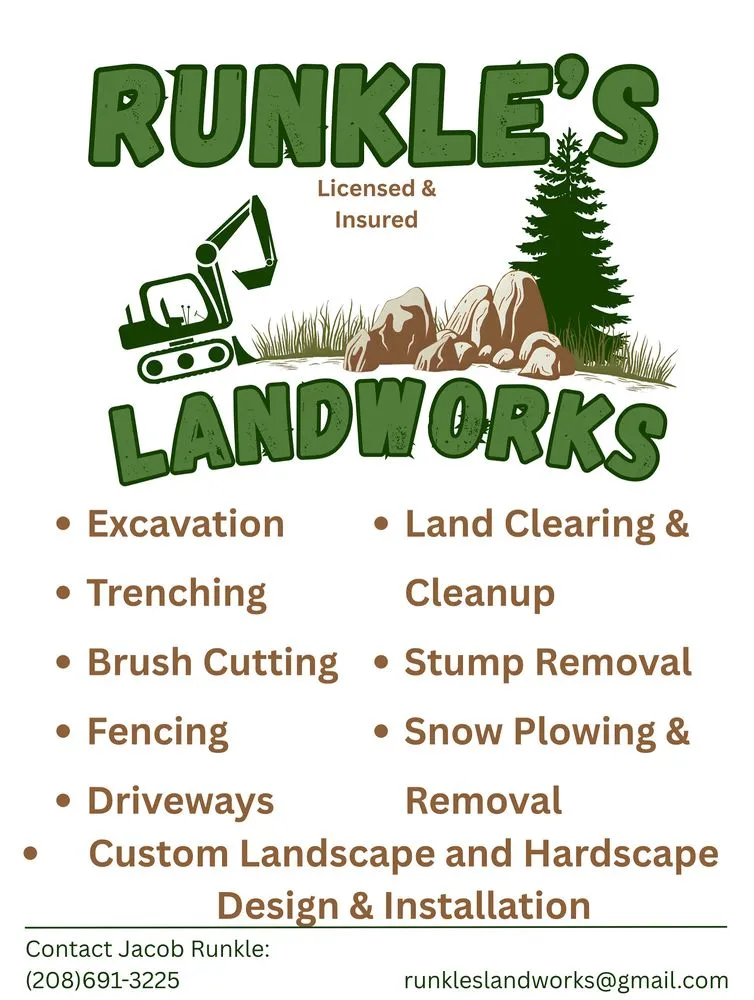 Affordable residential landscaping with custom design across Bonners Ferry, ID - Runkle’s LandWorks
