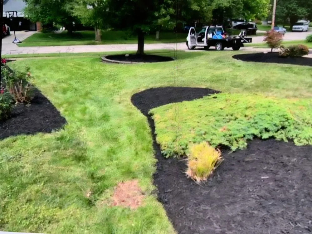 Local residential landscaping for homes in Hamilton, OH by Running Circles Lawn Care Service