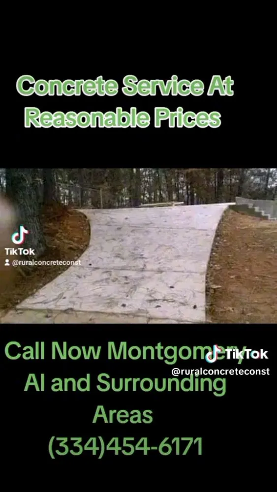 Affordable yard maintenance in Clanton, AL by Rural Concrete Contractor