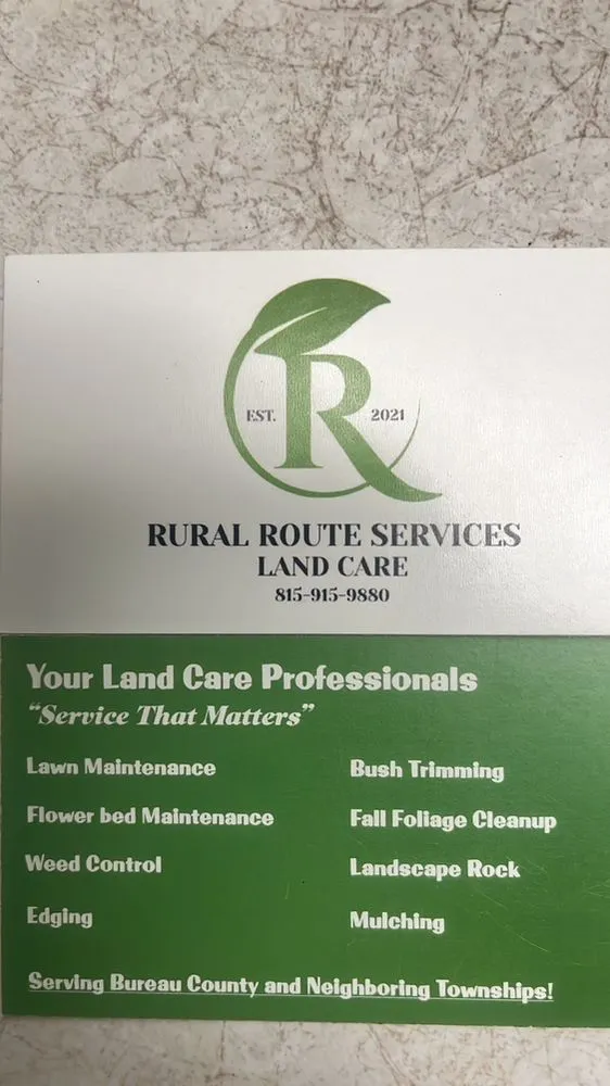 Custom garden landscaping with custom design across Princeton, IL - Rural Route Services Land Care