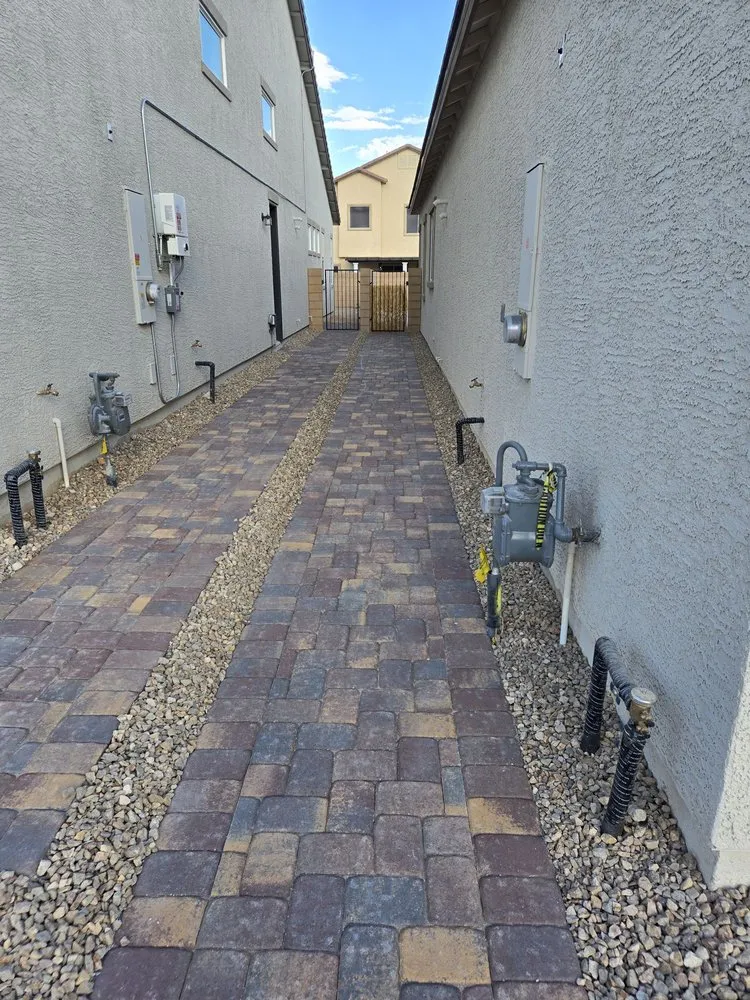 Custom landscape installation in Las Vegas, NV by Russ Landscape & Design