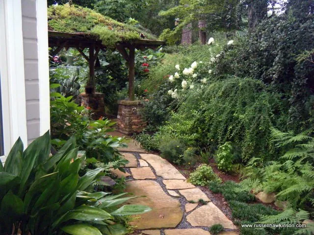 Top-rated outdoor landscaping with custom design in Cartersville, GA by Russell Hawkinson Landscape Design
