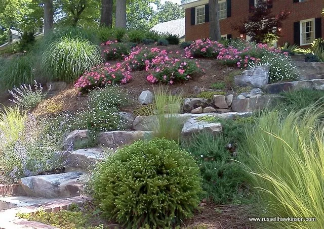 Expert yard maintenance for beautiful yards in Cartersville, GA by Russell Hawkinson Landscape Design