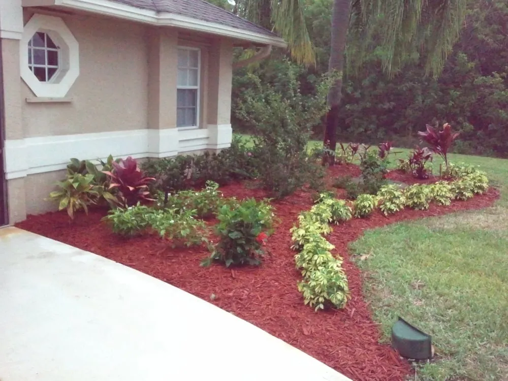 Local garden landscaping for outdoor upgrades in Fort Pierce, FL by Russell's Lawn Care of the Treasure Coast