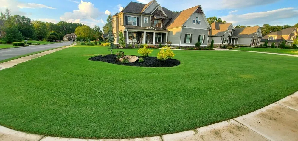 Custom landscape installation in Kennesaw, GA by Russo Landscapes