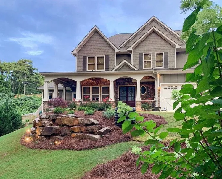 Professional lawn care service for residential properties in Kennesaw, GA by Russo Landscapes