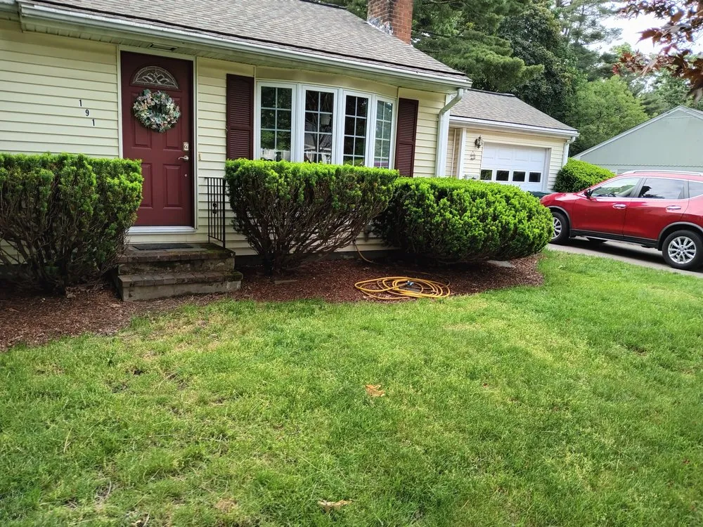 Reliable yard cleanup service with custom design across Weymouth, MA - Russo's Property Maintenance