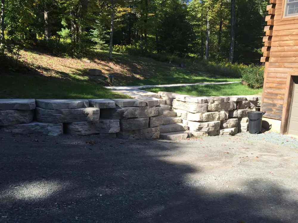 Custom garden landscaping in Liberty, NY - Russ's Landscape