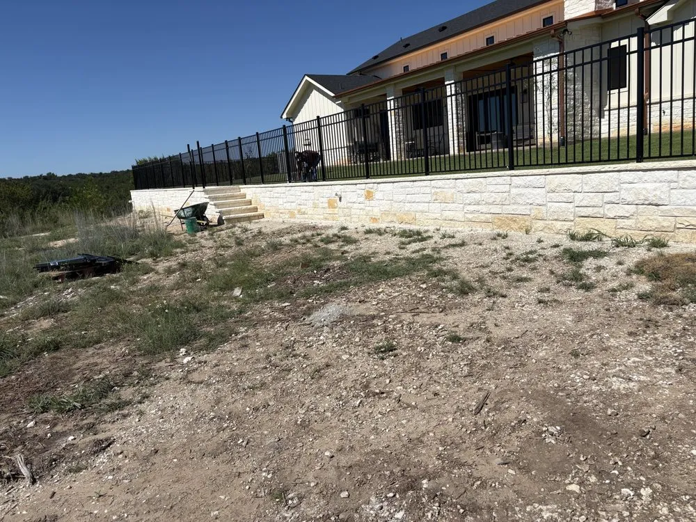 Local outdoor landscaping in Stephenville, TX by Rustic Contracting