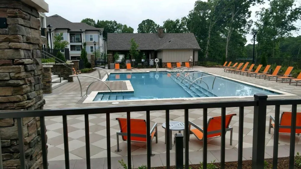 Custom garden landscaping for year-round maintenance in Fort Mill, SC by Rustic Stonework