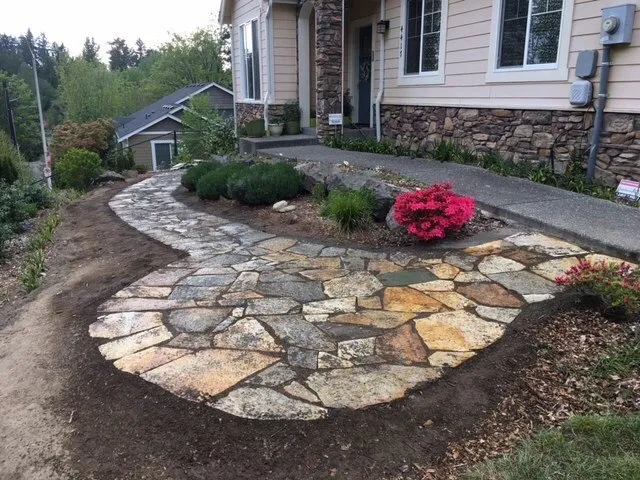 Custom landscape installation experts serving Seattle, WA - Rustic Toscana